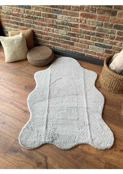 Tavşan Tüyü Post Peluş Ultra Yumuşak Post Puffy Gri indirimleri