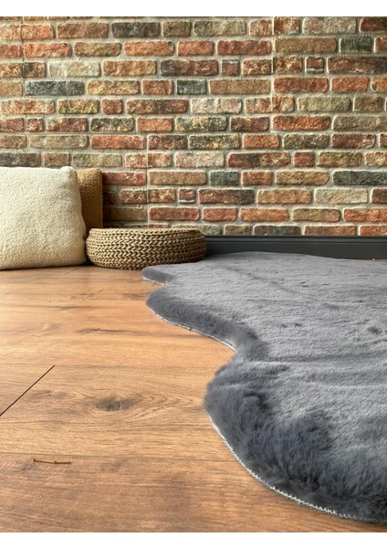 Tavşan Tüyü Post Peluş Ultra Yumuşak Post Puffy Antrasit modelleri