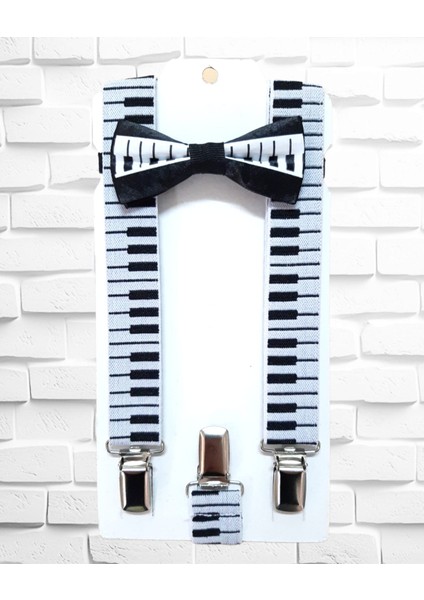 Piyano Modelli Askı Papyon Takımı (1-9) Yaş