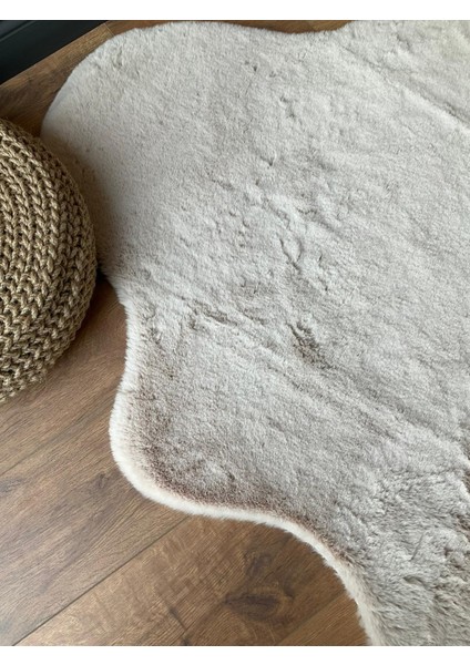 Tavşan Tüyü Post Peluş Ultra Yumuşak Post Puffy Kum Beji fırsatları