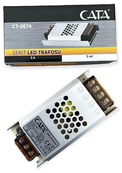 CT-2674 5A 60W Şerit LED Trafosu