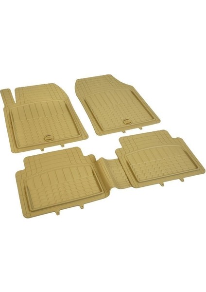 Land Rover Freelander Uyumlu Universal Pufi Race Paspas Bej Renk