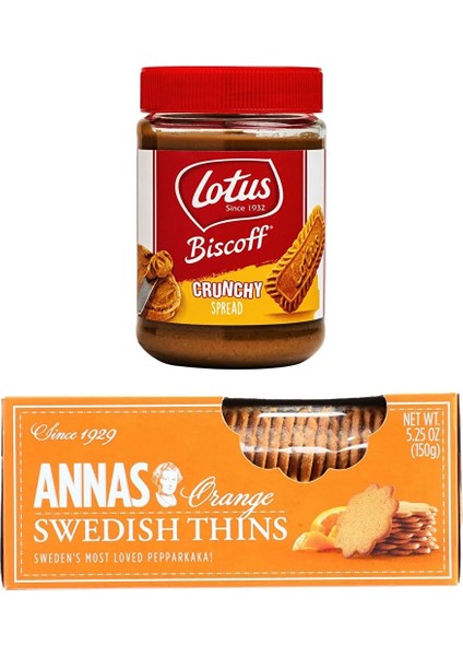 Biscoff Spread + Annas Orange Thins 2'li Paket