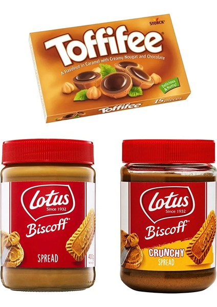+ Lotus Biscoff Spread + Crunchy 3'lü Paket