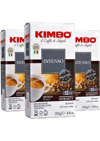 Intenso Filtre Kahve (250 Gr) (3'lü Set)