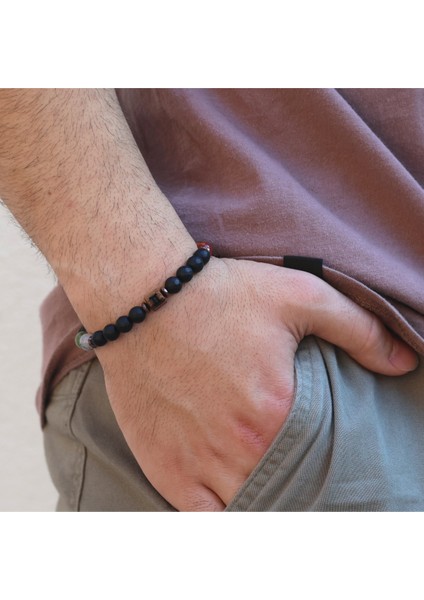 İkizler Burcu Erkek Doğal Taş Bileklik fırsatları