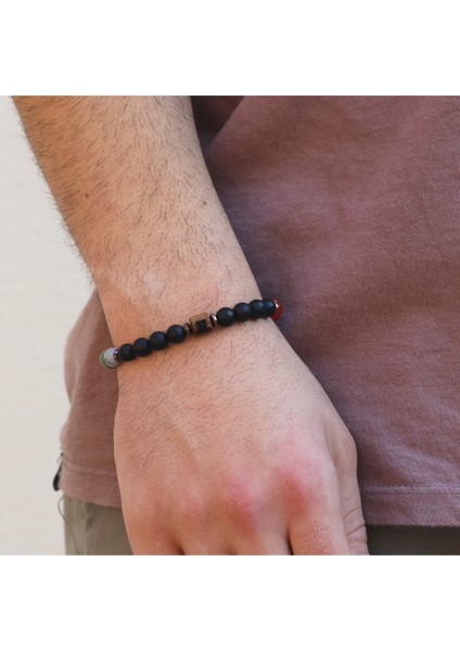 İkizler Burcu Erkek Doğal Taş Bileklik indirimleri