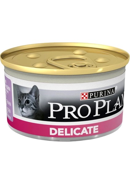 Proplan Delicate Hindi Etli Kedi Konservesi 6 Adet 85 gr Hassas Kedi Yaş Maması fiyatları
