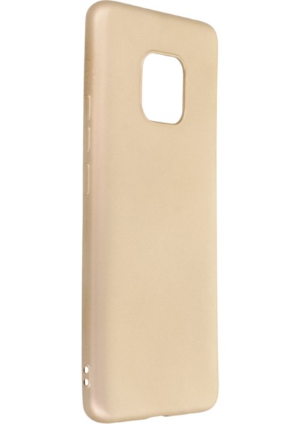 Huawei Mate 20 Pro Kılıf Premium Rubber Silikon - Gold