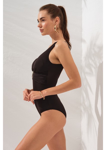 Stella V Yaka Tokalı Korseli Mayo Siyah 231133 modelleri