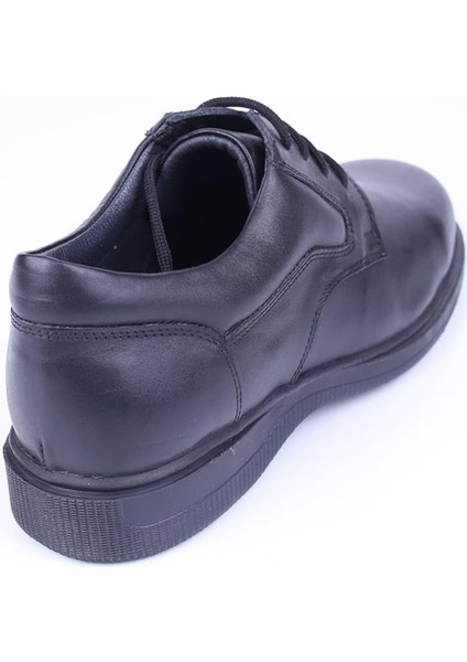 2100 Deri Erkek Siyah Günlük Comfort Ayakkabı fırsatları