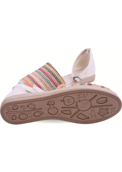 Walkenzo Su Perisi 1701 Kadın Hasır Örme Günlük Ayakkabı indirimleri