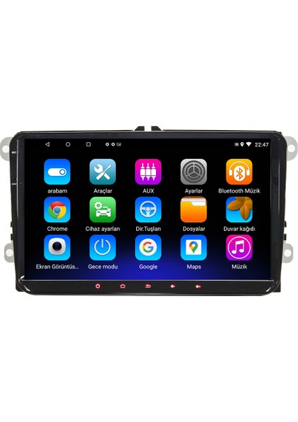 Skoda Roomster Android 12 Carplay Multimedya Ekran 4gb RAM+64GB HDD