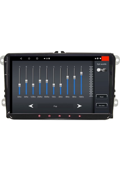 Vw Tiguan Android 12 Carplay Multimedya Ekran 4gb RAM+64GB HDD fiyatları