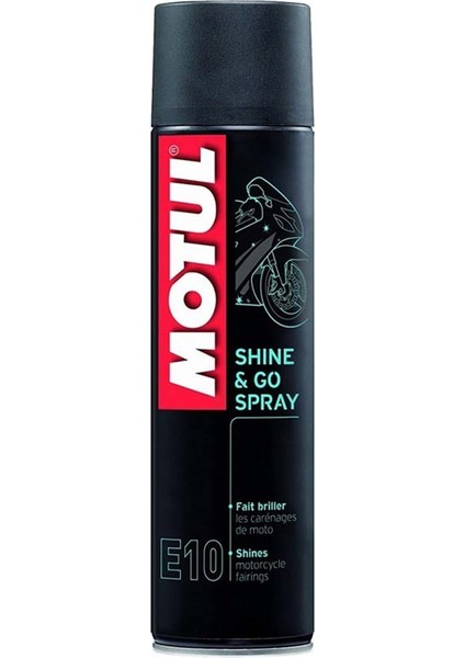 E10 Shine & Go Spray 0.400L Motorsiklet Yağı