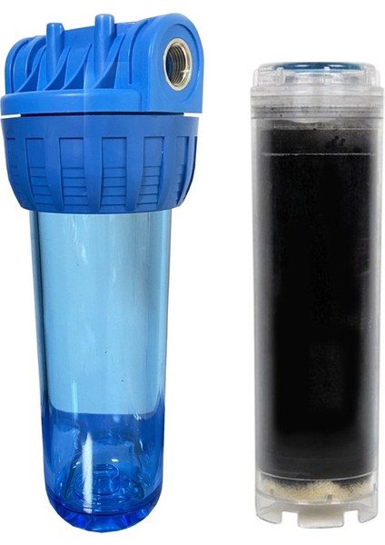 Aquafer 10'' Aktif Karbon Tüp Su Filtresi 1 İnc Su Tatlandırıcı