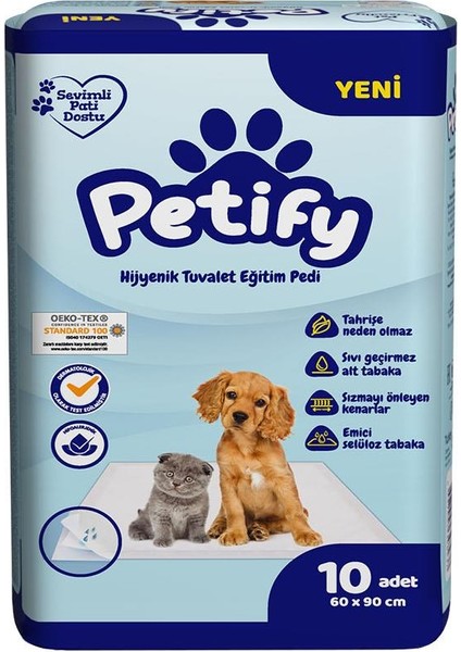 Petıfy Evcıl Egıtım Pedı 60*90 Küçük 10'lu x 2 Paket