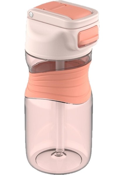 450ML Pipetli Tritan Su Matarası Sarı-Mavi-Turuncu VGN030