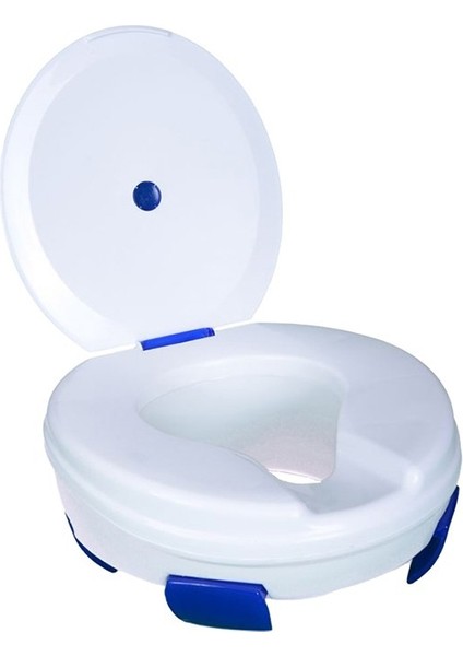 medikalcim Klozet Yükseltici Aparat - Kapaklı ve Taharet Musluklu