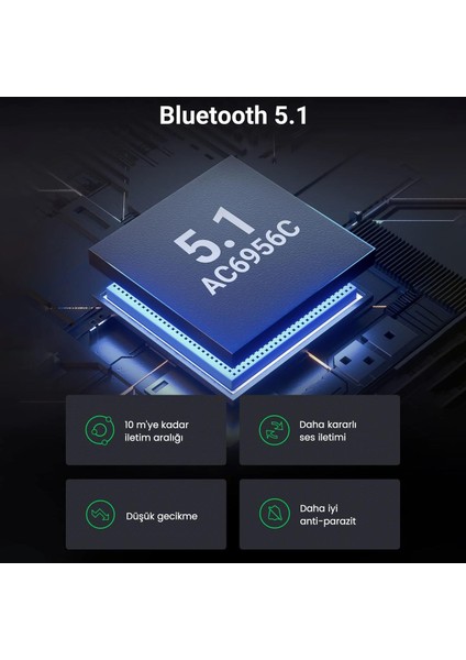 Bluetooth 5.1 3.5mm Aux Alıcı Verici Bluetooth Adaptörü fiyatları