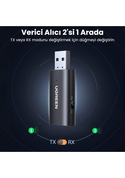 Bluetooth 5.1 3.5mm Aux Alıcı Verici Bluetooth Adaptörü modelleri