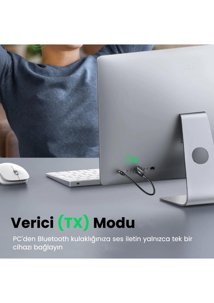 Bluetooth 5.1 3.5mm Aux Alıcı Verici Bluetooth Adaptörü indirimleri