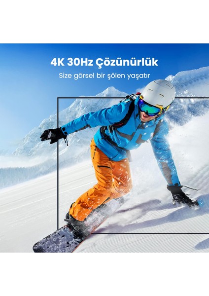 Uzaktan Kumandalı 3 Giriş 1 Çıkış 4K 30Hz HDMI 1.4 Switch indirimleri