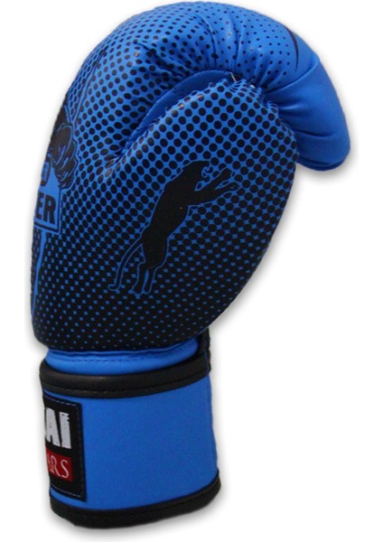 Panther Power Serisi Boks Kick Boks Eldiveni Dosmai EL341 Mavi - 4 Oz