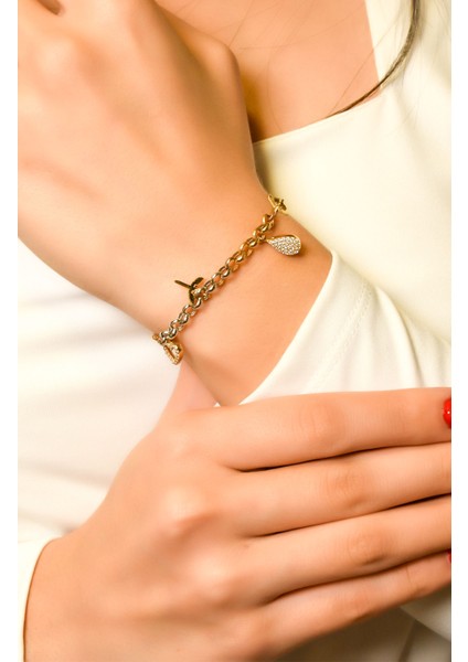 Ravi Kalpli Tasarım Bileklik 14 Ayar A043691