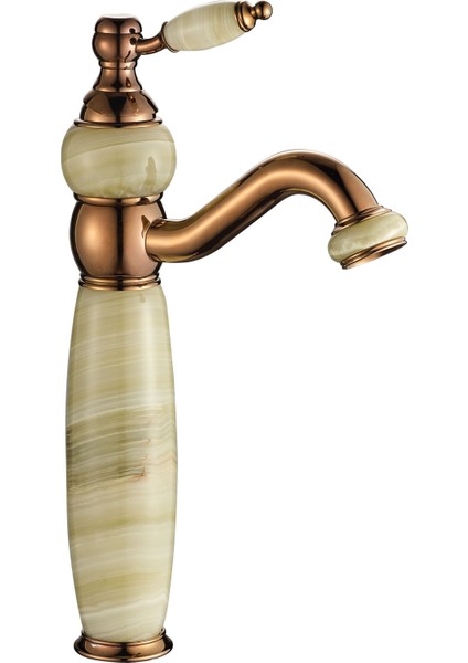Virgo Yüksek Lavabo Bataryası Rose Bronz 3351H