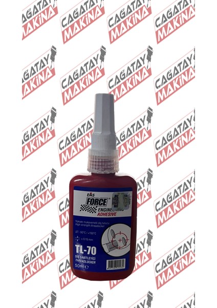 Tl-70 Sökülemez Dişli Yapıştırıcı 50 ml