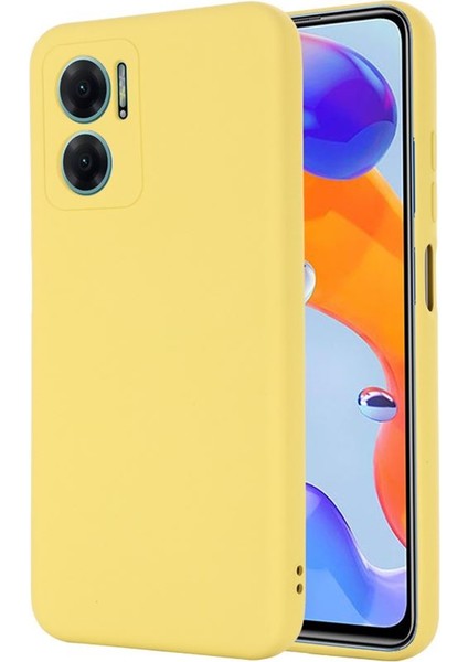 Xiaomi Redmi Note 11E Kılıf Premier Slikon Kamera Korumalı + Ekran Koruyucu Nano