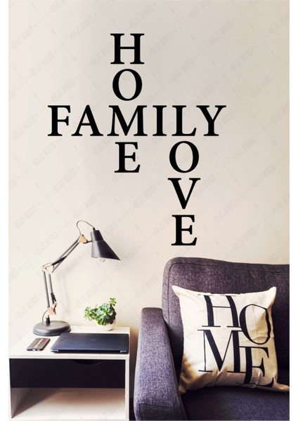 Home Family Love Duvar Yazısı Dekoru Ahşap fiyatları