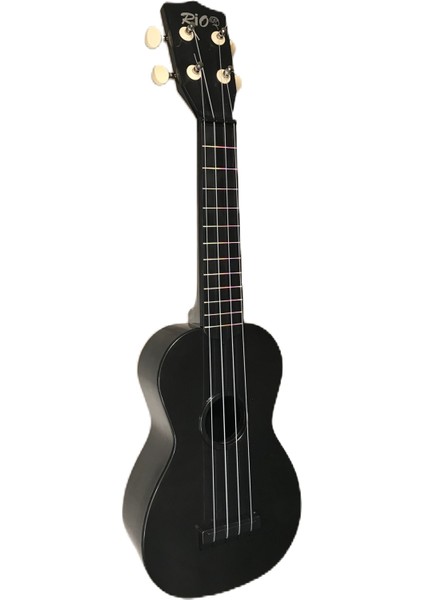 Kompozit Siyah Ukulele (Kılıf+Pena+Metot)