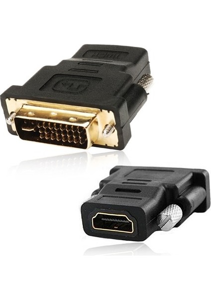24+5 DVI Erkek To HDMI Dişi Çevirici Aparat