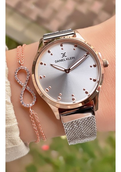 Rose Gümüş Renk Hasır Çelik Kordon Kadın Kol Saati fiyatları