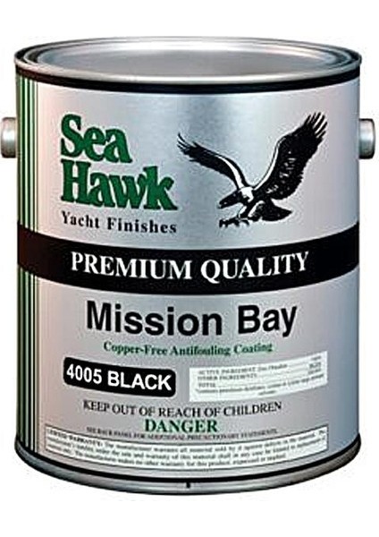 Mission Bay Metal-Free Yumuşak Zehirli Boya Siyah