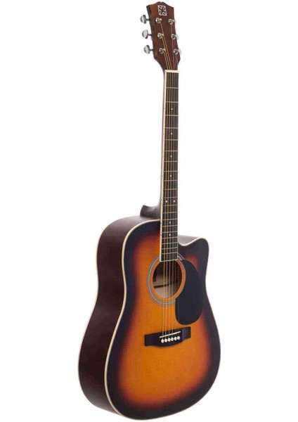 SA-210 Sb Akustik Gitar - Sunburst