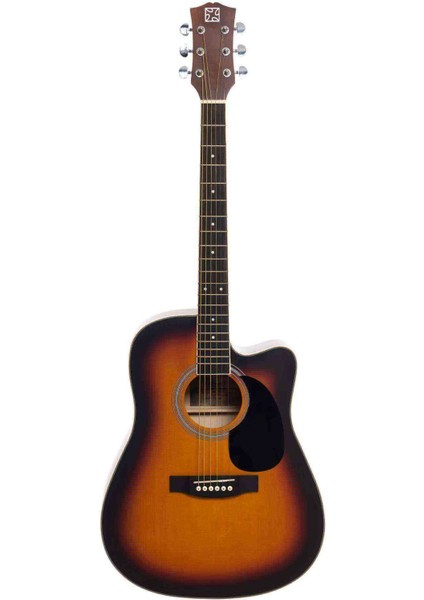 SA-210 Sb Akustik Gitar - Sunburst