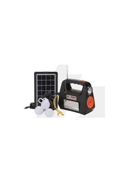 RT-901BT Solar Panelli Mp3 Radyo Işıldak Fener Radyo