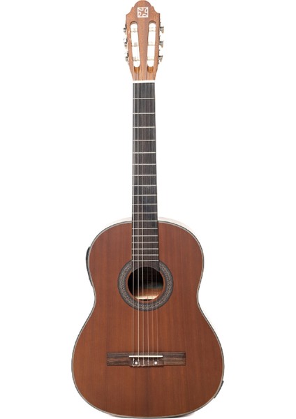 ST-25CE Elektro Klasik Gitar - Maun