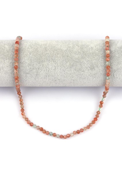 Ay Taşı - Yeşil Çilek Kuvars Doğal Taş Dizi Fasetli Kesim fiyatları