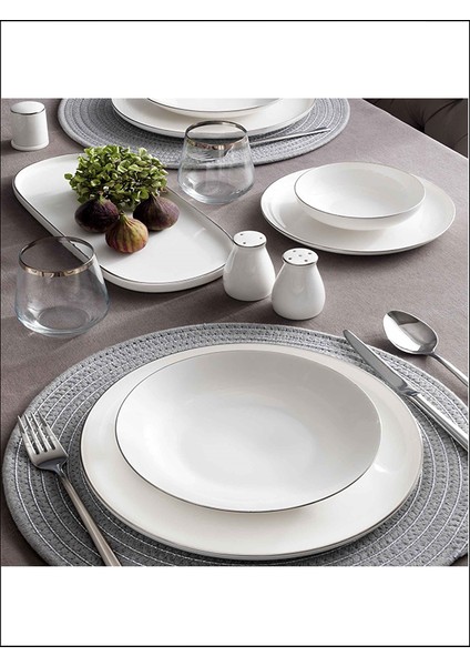 62 Parça 12 Kişilik Yemek Takımı Pure Silver fiyatları