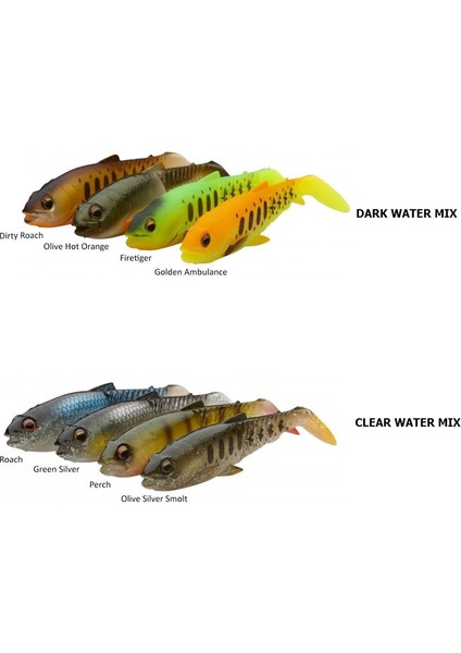 Craft Cannibal Paddletail 12,5 cm 20 gr Mix Silikon Yem