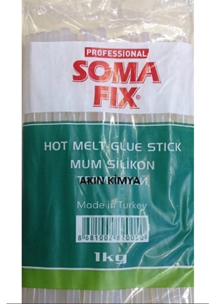 1 kg 11.3X300 Mm Kalın Somafıx Mum Silikon Çubuk Sıcak Şeffaf fiyatları