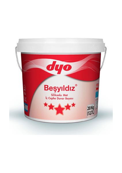 Beşyıldız Silikonlu Mat İç Cephe Duvar Boyası