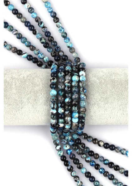 Crazy Akik Doğal Taş Dizi Küre Kesim