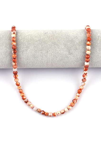 Turuncu Crazy Akik Doğal Taş Dizi Küre Kesim fiyatları