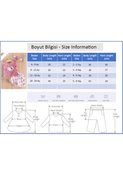 Çiçek Desenli Fırfırlı 2'li Yazlık Kız Bebek Takım