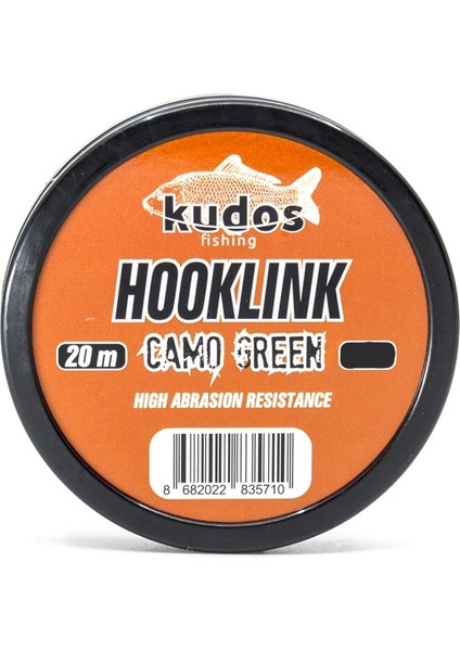 Hooklink Camo Green 20M Leader